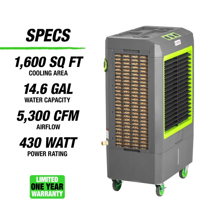 OEMTOOLS 23969 5300 CFM Evaporative Cooler