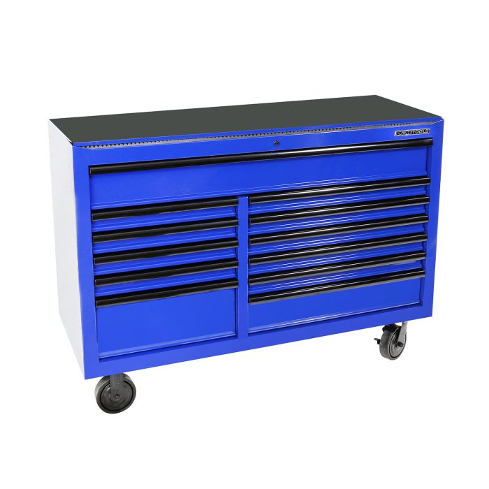 OEMTOOLS 24733 Professional Series 57 Inch 12 Drawer Tool Cabinet - Blue
