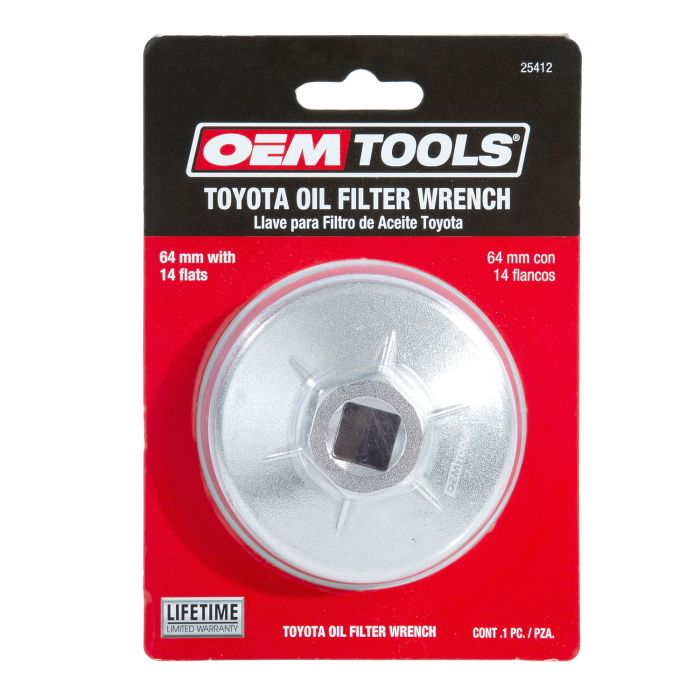 OEMTOOLS 25412 Toyota & Lexus Oil Filter Wrench - 64 mm