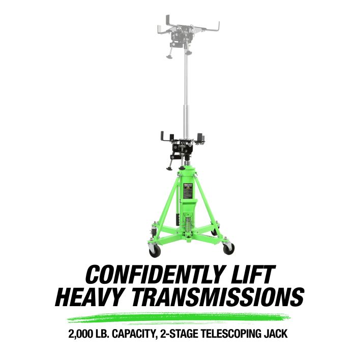OEMTOOLS 26842 1 Ton 2 Stage Telescoping Transmission Jack