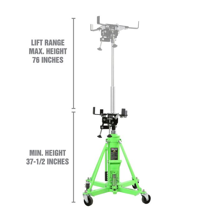 OEMTOOLS 26842 1 Ton 2 Stage Telescoping Transmission Jack