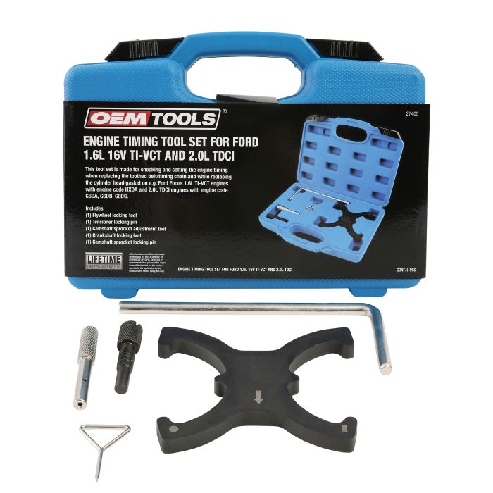 OEMTOOLS 27405 Engine Timing Tool Set for Ford 1.6L 16V-VCT