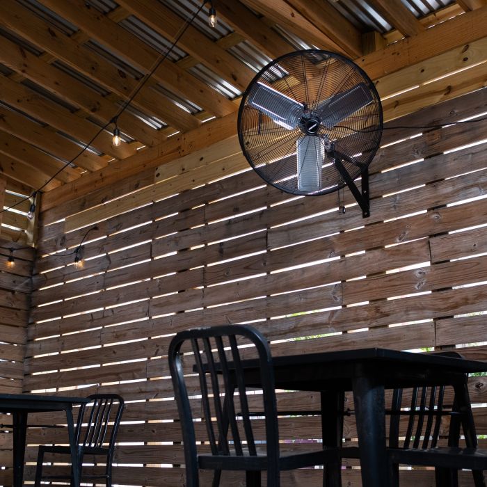 Outdoor Oscillating Wall Mount Fan