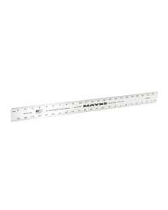 Mayes 24 In. Polystyrene Straight Edge Ruler with Level