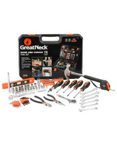 Great Neck 191 Piece Marine Tool Set, Versatile Boat Tool Kit, Water  Resistant Marine Tool Kit Case, Emergency Marine Tool Kit For Boats, Chrome  Plated, Orange (MS191) : : Automotive